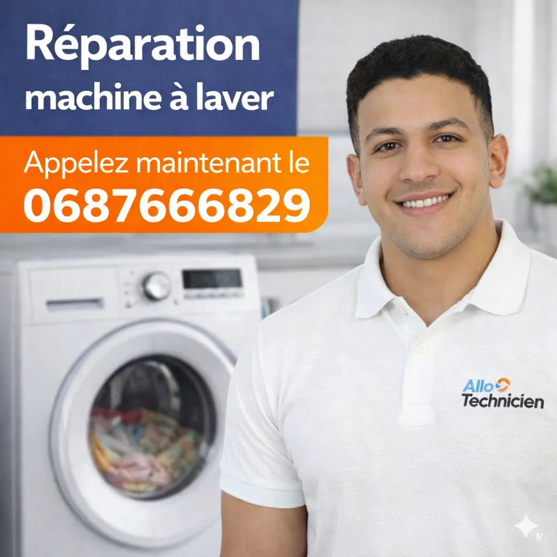 Amine Balla — Technicien agréé réparation machine à laver à Rabat, Salé et Temara